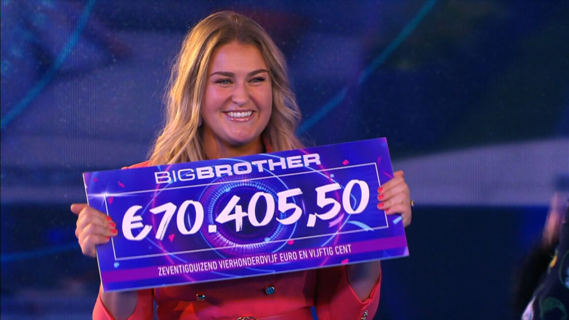 Jill, winnares van Big Brother - © SBS Belgium