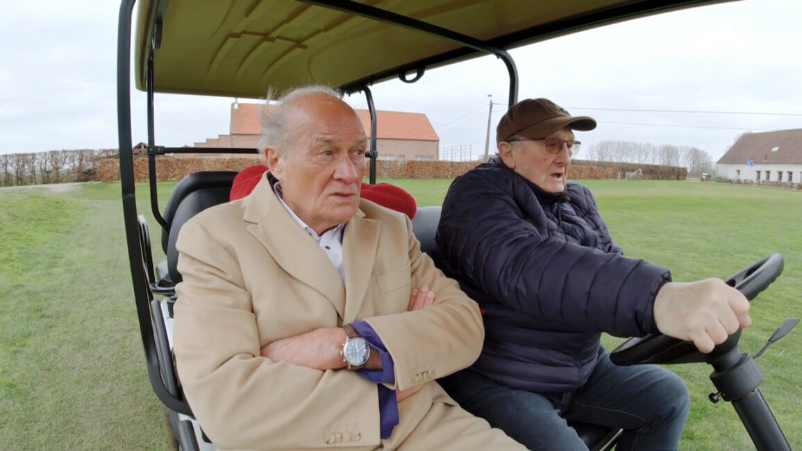 Jacques Vermeire en Jaak Van Assche in Hit The Road Jacques - © SBS Belgium
