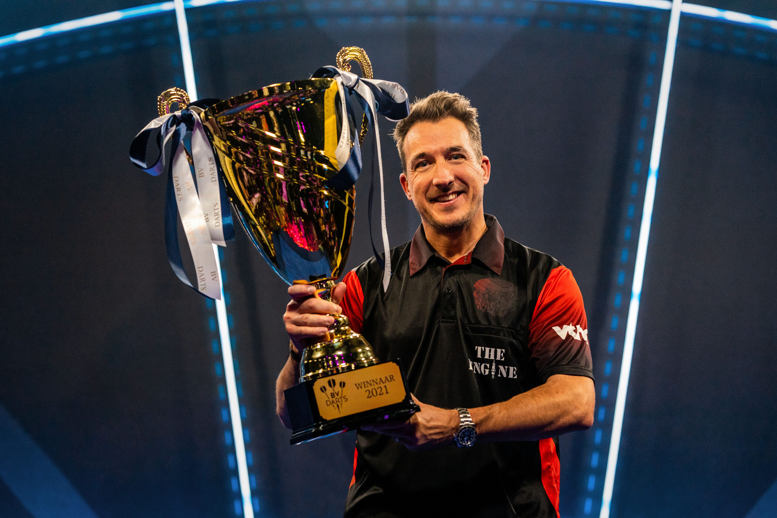 Andy Peelman wint BV Darts - © DPG Media