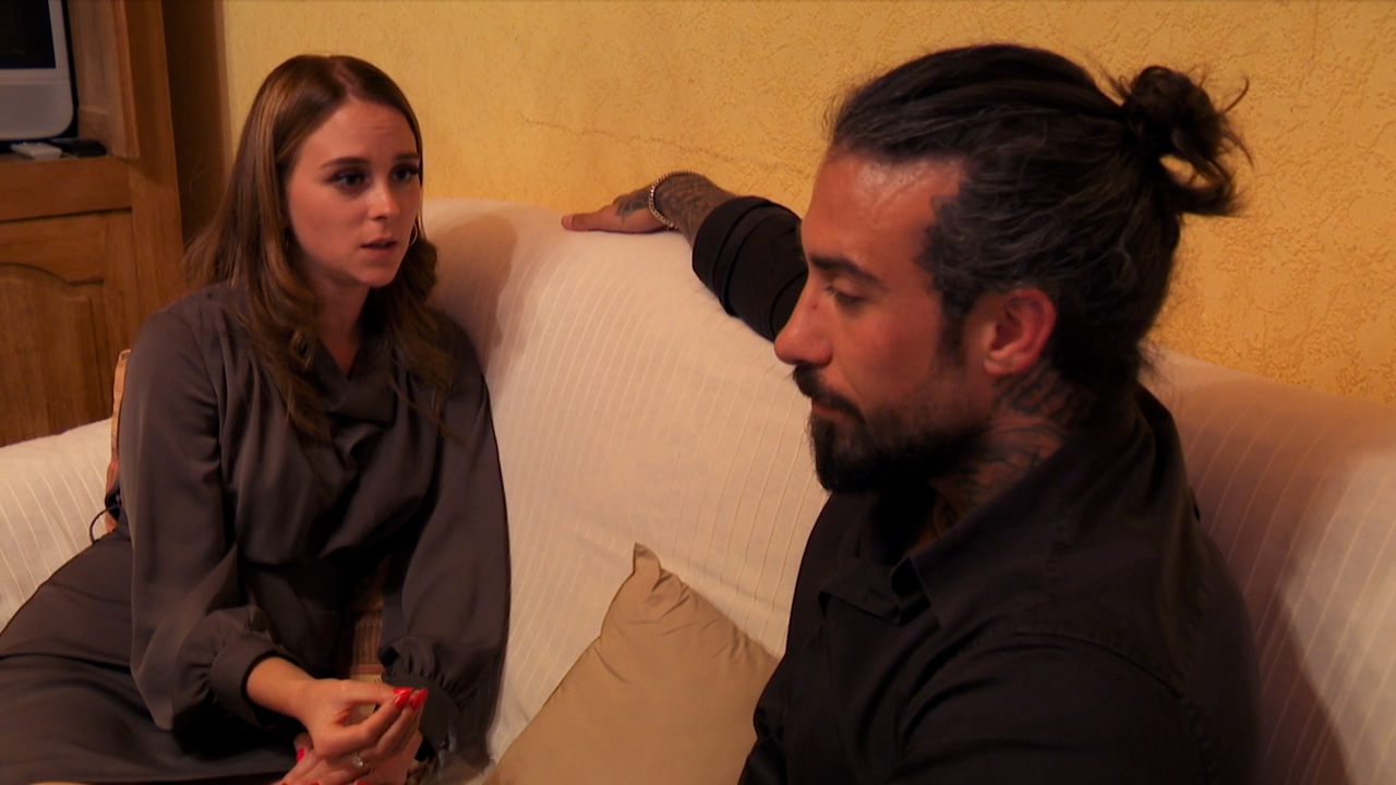 Margaux en Fabrizio in De Bachelor - © SBS Belgium